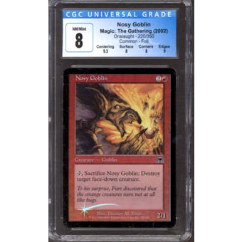 Magic the Gathering Onslaught FOIL Nosy Goblin 220/350 CGC 8 NEAR MINT (NM)