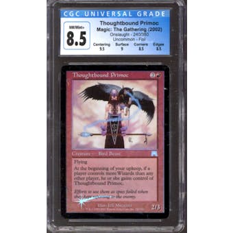 Magic the Gathering Onslaught FOIL Thoughtbound Primoc 240/350 CGC 8.5 NEAR MINT (NM)
