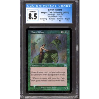 Magic the Gathering Onslaught FOIL Elven Riders 254/350 CGC 8.5 NEAR MINT (NM)