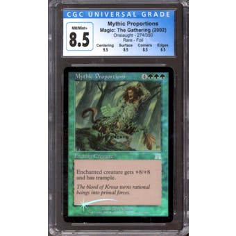 Magic the Gathering Onslaught FOIL Mythic Proportions 274/350 CGC 8.5 NEAR MINT (NM)