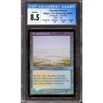 Magic the Gathering Onslaught FOIL Flooded Strand 316/350 CGC 8.5 NEAR MINT (NM)