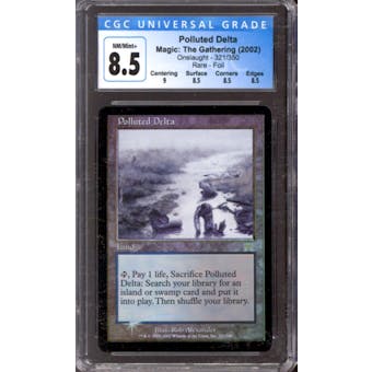 Magic the Gathering Onslaught FOIL Polluted Delta 321/350 CGC 8.5 NEAR MINT (NM)