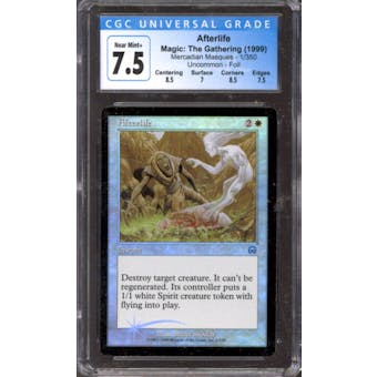 Magic the Gathering Mercadian Masques FOIL Afterlife 1/350 CGC 7.5 LIGHTLY PLAYED (LP)