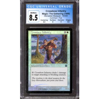 Magic the Gathering Mercadian Masques FOIL Crossbow Infantry 16/350 CGC 8.5 NEAR MINT (NM)