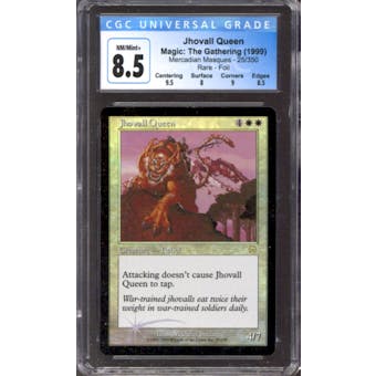 Magic the Gathering Mercadian Masques FOIL Jhovall Queen 25/350 CGC 8.5 NEAR MINT (NM)