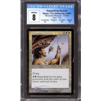 Magic the Gathering Mercadian Masques FOIL Rappelling Scouts 41/350 CGC 8 NEAR MINT (NM)