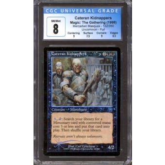Magic the Gathering Mercadian Masques FOIL Cateran Kidnappers 122/350 CGC 8 NEAR MINT (NM)