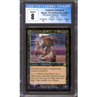 Magic the Gathering Mercadian Masques FOIL Cateran Overlord 123/350 CGC 8 NEAR MINT (NM)