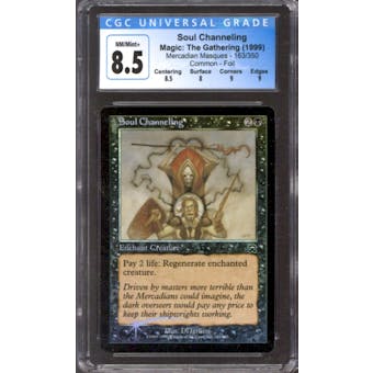 Magic the Gathering Mercadian Masques FOIL Soul Channeling 163/350 CGC 8.5 NEAR MINT (NM)