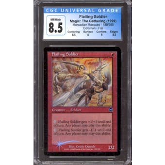 Magic the Gathering Mercadian Masques FOIL Flailing Soldier 189/350 CGC 8.5 NEAR MINT (NM)