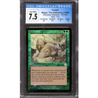 Magic the Gathering Mercadian Masques FOIL Foster 247/350 CGC 7.5