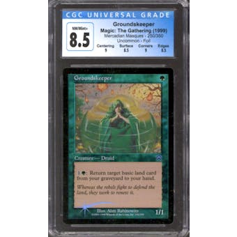 Magic the Gathering Mercadian Masques FOIL Groundskeeper 250/350 CGC 8.5 NEAR MINT (NM)