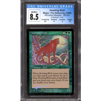 Magic the Gathering Mercadian Masques FOIL Howling Wolf 252/350 CGC 8.5 NEAR MINT (NM)