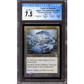 Magic the Gathering Mercadian Masques FOIL Tooth of Ramos 313/350 CGC 7.5
