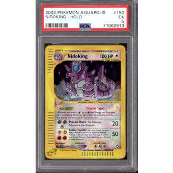 Pokemon Aquapolis Nidoking 150/147 PSA 5