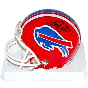 Andre Reed Autographed Buffalo Bills Throwback Football Mini Helmet