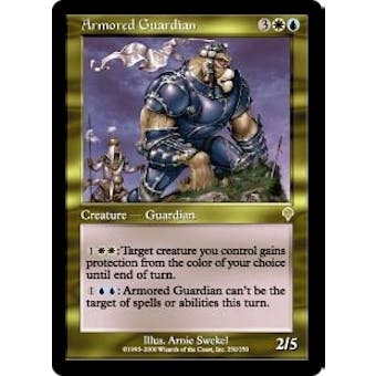 Magic the Gathering Invasion Single Armored Guardian Foil