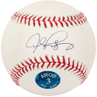 Alex Rodriguez Autographed New York Yankees Official MLB Baseball (MLB Hologram)