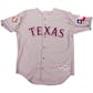 Alex Rodriguez Autographed Texas Rangers Authentic Rawlings Road Jersey (UDA)