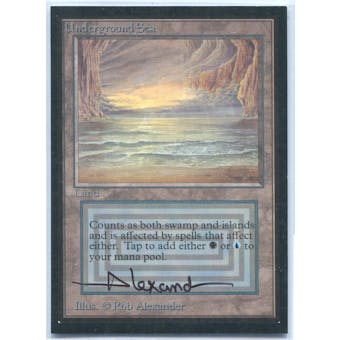 Magic the Gathering Beta Artist Proof Underground Sea - SIGNED BY ROB ALEXANDER