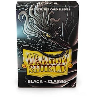 Dragon Shield Yu-Gi-Oh! Size Card Sleeves - Classic Black (60)