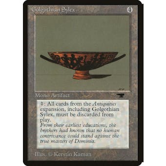 Magic the Gathering Antiquities Golgothian Sylvex LIGHTLY PLAYED (LP)