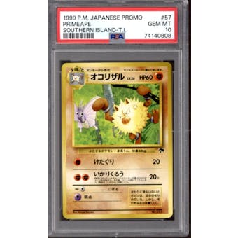 Pokemon Southern Island Japanese Promo Primeape 057 PSA 10 GEM MINT