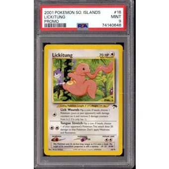 Pokemon Southern Islands Collection Promo Lickitung 16/18 PSA 9