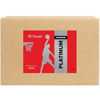2022/23 Hit Parade Basketball Autographed Platinum Edition Series 6 Hobby 10-Box Case - Jayson Tatum