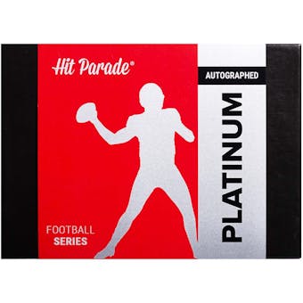 2022 Hit Parade Football Autographed Platinum Edition Series 14 Hobby Box - Josh Allen