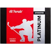 2022/23 Hit Parade Hockey Autographed Platinum Edition Series 7 Hobby Box - Connor McDavid