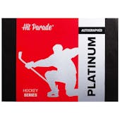 2022/23 Hit Parade Hockey Autographed Platinum Edition Series 9 Hobby Box - Jack Hughes/Quinn Hughes