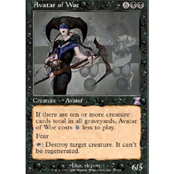 Magic the Gathering Time Spiral Single Avatar of Woe - NEAR MINT (NM)