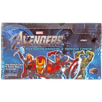 Marvel Avengers Assemble Trading Cards Hobby Box (Upper Deck 2012)