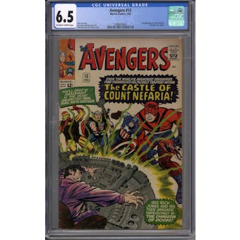 Avengers #13 CGC 6.5 (OW-W) *3788022003*