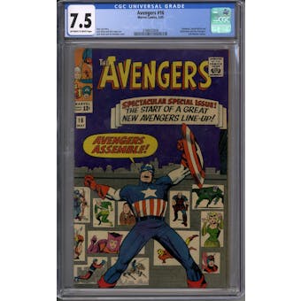 Avengers #16 CGC 4.5 (OW-W) *3716276006*