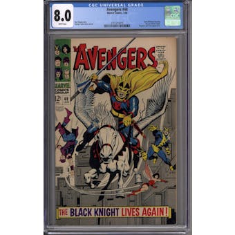 Avengers #48 CGC 8.0 (W) *3751215015*