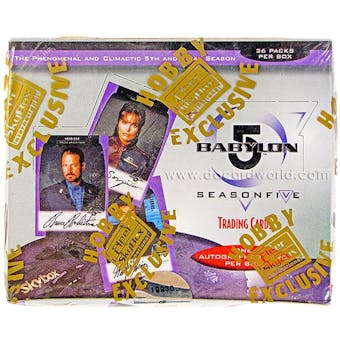 Babylon 5 Season Five Trading Cards Hobby Box (1998 Fleer/Skybox)