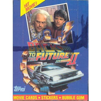 Back to the Future II Wax Box (1989 Topps)