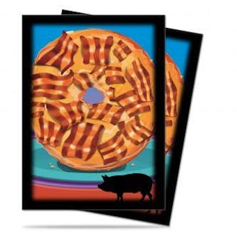 Ultra Pro Foodie Bacon Donut Standard Sized Deck Protectors (50 ct)