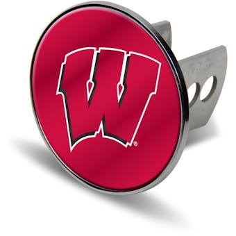 Wisconsin Badgers Rico Industries 4 " Laser Trailer Hitch Cover