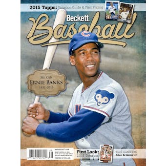 2015 Beckett Baseball Monthly Price Guide (#109 April) (Ernie Banks)