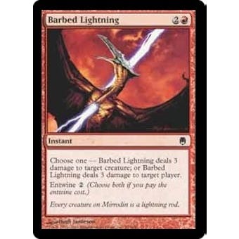 Magic the Gathering Darksteel Single Barbed Lightning Foil
