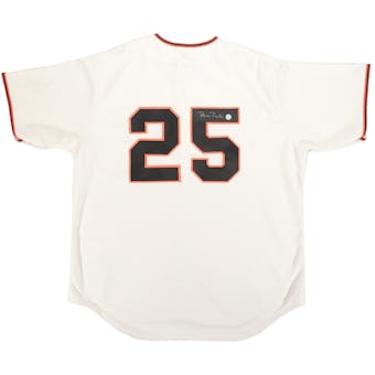 Barry Bonds Autographed San Francisco Giants Home Baseball Jersey (Bonds COA)