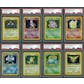 Pokemon Base Set Unlimited LOT Complete Set of All 15 Holos - ALL PSA Graded 9 MINT!