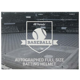 2022 Hit Parade Autographed Baseball Batting Helmet Series 4 Hobby Box - Aaron Judge & Hank Aaron