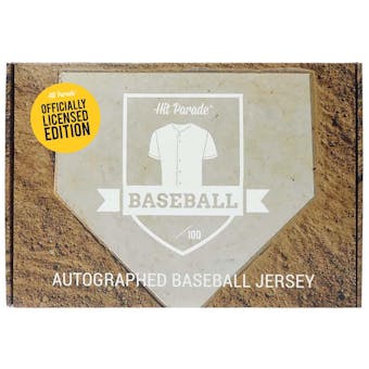 2022 Hit Parade Autographed Baseball Officially Licensed Jersey Series 4 Hobby Box - Vlad Guerrero Jr.