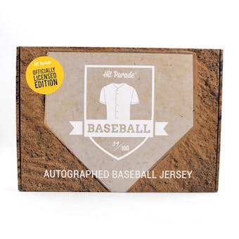2021 Hit Parade Autographed Officially Licensed Baseball Jersey - Series 9 - Hobby 10-Box Case - Jordan UDA!!