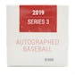 2019 Hit Parade Autographed Baseball Hobby Box - Series 3 - Aaron Judge, Ronald Acuna, & Ken Griffey Jr!!!!