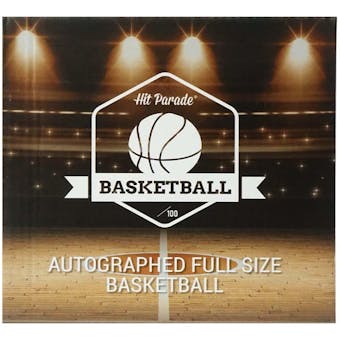 2021/22 Hit Parade Autographed Full Size Basketball - Hobby Box - Series 4